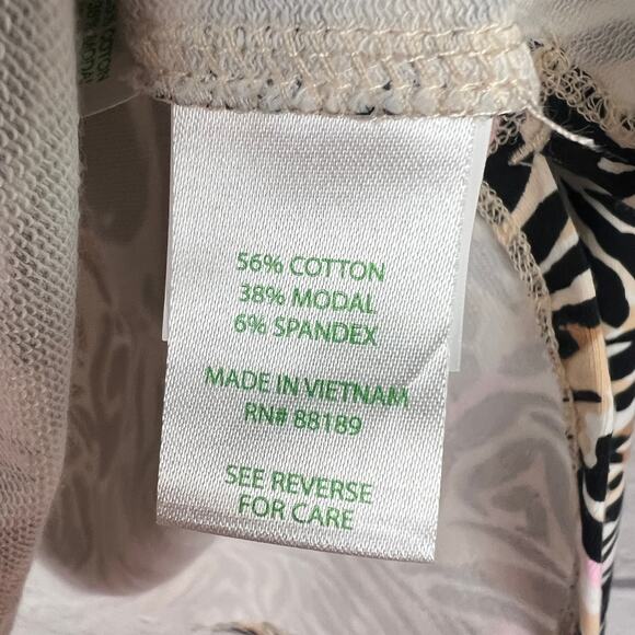 Lilly Pulitzer Womens M Luxletic Blythe UPF Can You Zee Me Zebra Pullover Top - Picture 6 of 9